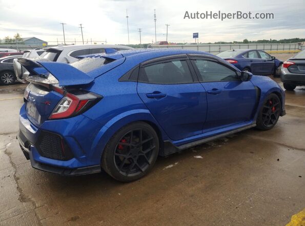 SHHFK8G77JU202809 2018 HONDA CIVIC Синий Задняя правая четверть