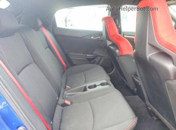 SHHFK8G77JU202809 2018 HONDA CIVIC Синий Вид задних сидений