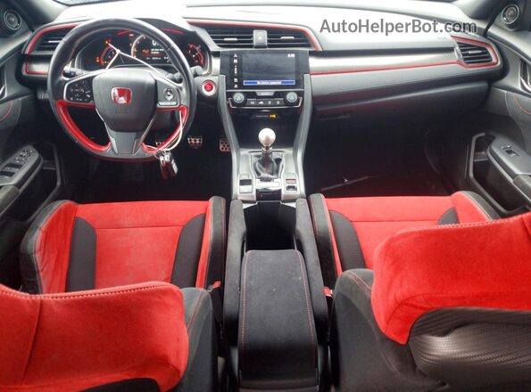 SHHFK8G77JU202809 2018 HONDA CIVIC Синий Вид панели приборов