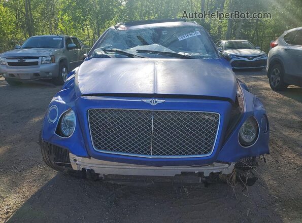 SJAAC2ZV6HC015488 2017 BENTLEY BENTAYGA Blue Вид спереду