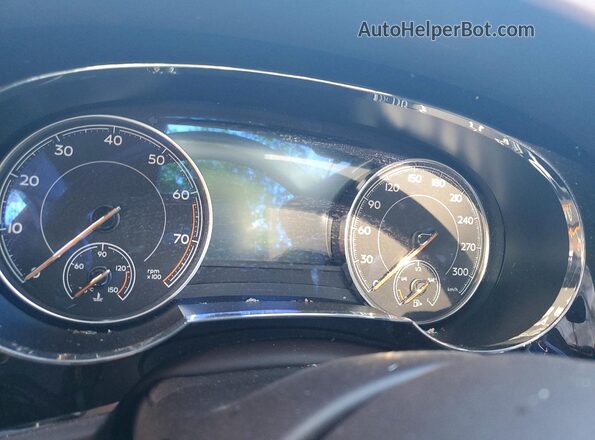 SJAAC2ZV6HC015488 2017 BENTLEY BENTAYGA Blue Вид щитка приладів