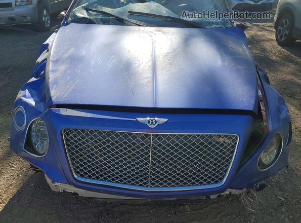 SJAAC2ZV6HC015488 2017 BENTLEY BENTAYGA Blue Вид підкапотного простору