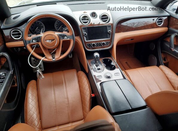 SJAAC2ZV7HC014561 2017 BENTLEY BENTAYGA Черный Вид панели приборов