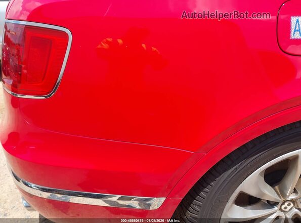 SJAAM2ZV6KC026253 2019 BENTLEY BENTAYGA Red Вид спереду