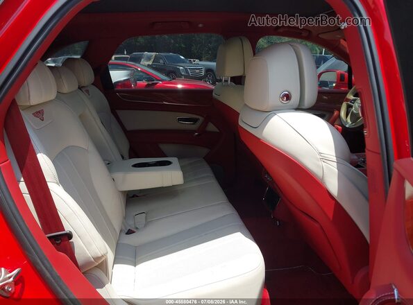 SJAAM2ZV6KC026253 2019 BENTLEY BENTAYGA Red Вид наклейки з VIN-кодом