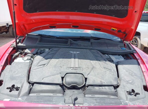 SJAAM2ZV6KC026253 2019 BENTLEY BENTAYGA Red Вид ззаду