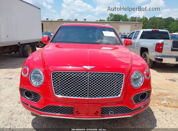 SJAAM2ZV6KC026253 2019 BENTLEY BENTAYGA Red Вид щитка приладів