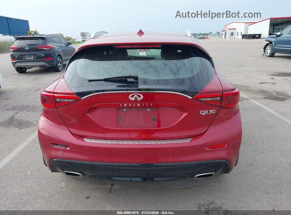 SJKCH5CP0KA009562 2019 INFINITI QX30 Red 