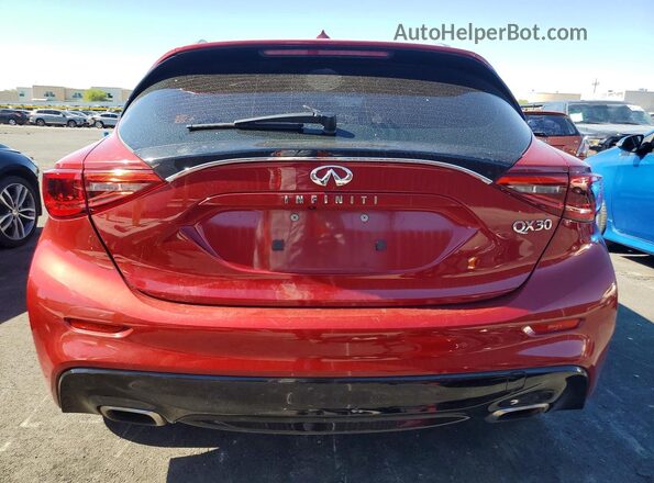 SJKCH5CP2KA010275 2019 INFINITI QX30 Красный Вид сзади