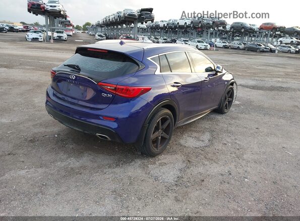 SJKCH5CP3HA020189 2017 INFINITI QX30 Blue Rear right