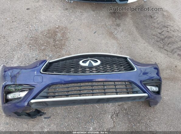 SJKCH5CP3HA020189 2017 INFINITI QX30 Blue Instrument cluster view
