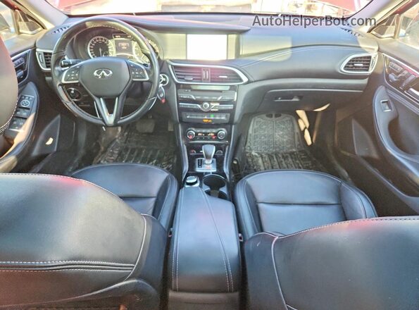 SJKCH5CP3HA025568 2017 INFINITI QX30 Red წინა პანელის ხედი