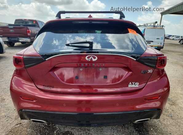 SJKCH5CP3JA047494 2018 INFINITI QX30 Red 