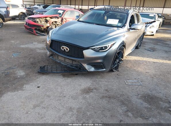 SJKCH5CP7KA011356 2019 INFINITI QX30 Gray Դիմացի տեսք