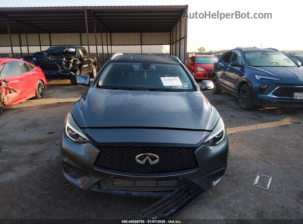 SJKCH5CP7KA011356 2019 INFINITI QX30 Gray Առջևի վահանակի տեսք