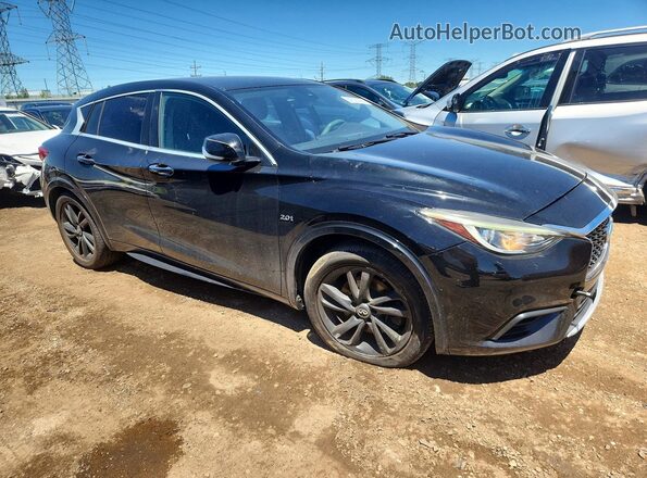 SJKCH5CP8HA033259 2017 INFINITI QX30 Черный Передняя правая четверть