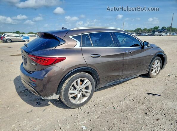 SJKCH5CP8KA009793 2019 INFINITI QX30 Коричневый Задняя правая четверть