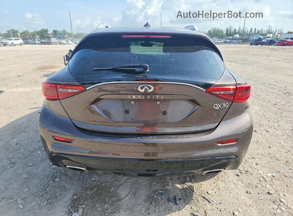 SJKCH5CP8KA009793 2019 INFINITI QX30 Коричневый Вид сзади