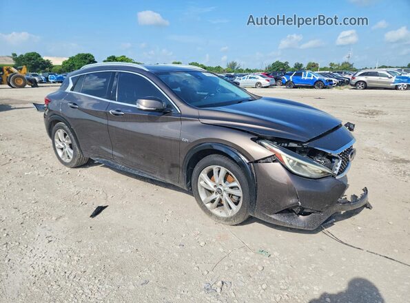 SJKCH5CP8KA009793 2019 INFINITI QX30 Коричневый Передняя правая четверть