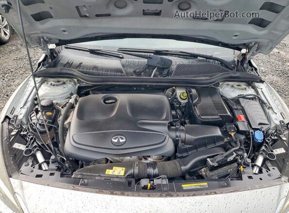 SJKCH5CR2HA016197 2017 INFINITI QX30 Silver Widok komory silnika