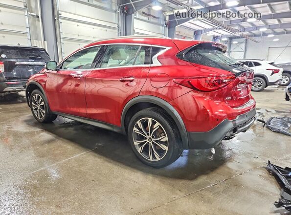 SJKCH5CR2KA011668 2019 INFINITI QX30 Burgundy Trasero izquierdo