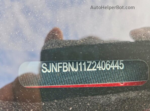 SJNFBNJ11Z2406445 2019 NISSAN UK Красный Вид наклейки с VIN-кодом