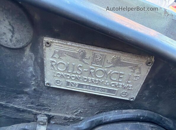 SRX6202 1968 ROLLS-ROYCE SILVER Серебряный Вид щитка приборов