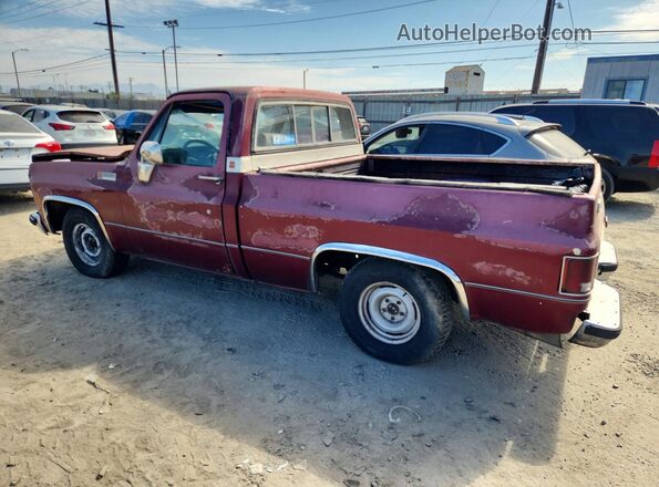 TCZ144Z502628 1974 GMC C1500 Burgundy Հետևի ձախ