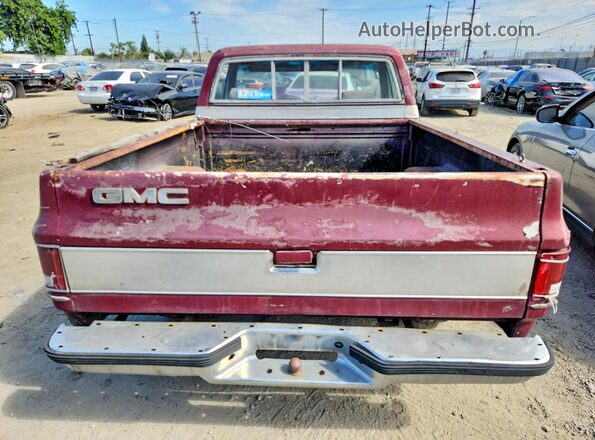 TCZ144Z502628 1974 GMC C1500 Burgundy Հետևի տեսք