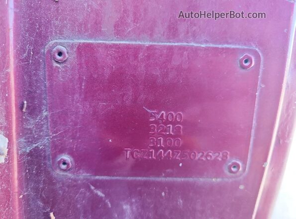 TCZ144Z502628 1974 GMC C1500 Burgundy Շարժիչի բաժամունքի տեսք