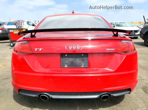 TRUAEAFV3K1007042 2019 AUDI TT Red Widok z tyłu