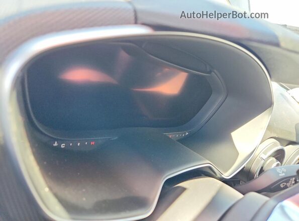 TRUC1AFVXG1029230 2016 AUDI TT Черный Вид щитка приборов