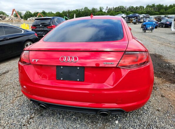 TRUC5AFV3H1004157 2017 AUDI TT Red Widok z tyłu