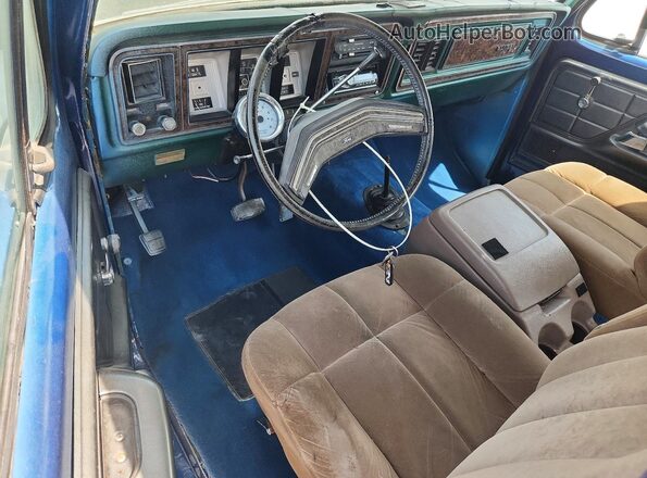 U15HLFC3929 1979 FORD BRONCO Blue წინა პანელის ხედი