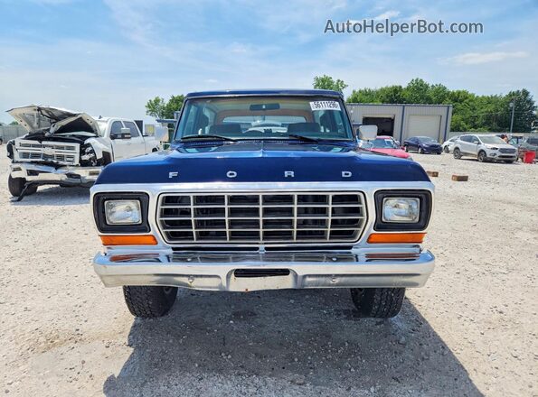 U15HLFC3929 1979 FORD BRONCO Blue წინა ხედი