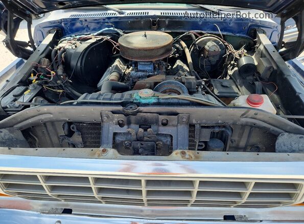 U15HLFC3929 1979 FORD BRONCO Blue ძრავის განყოფილების ხედი