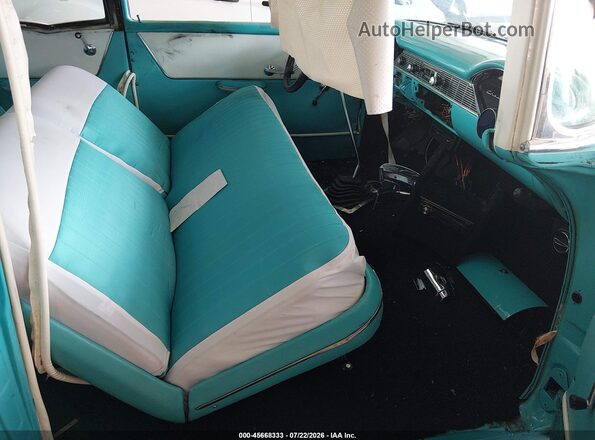 VB56L100457 1970 CHEVROLET BEL Teal Widok wnętrza z przodu