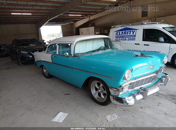 VB56L100457 1970 CHEVROLET BEL Teal Widok wnętrza 360 stopni