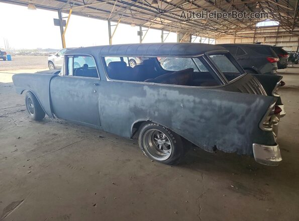VC56F172683 1956 CHEVROLET NOMAD Black Trasero izquierdo