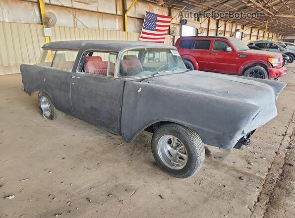 VC56F172683 1956 CHEVROLET NOMAD Black Delantero derecho