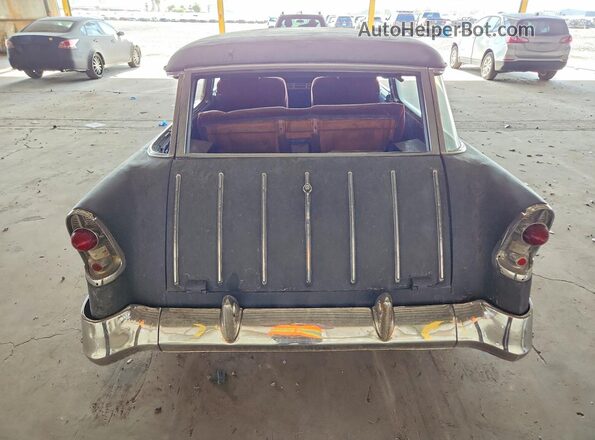VC56F172683 1956 CHEVROLET NOMAD Black Vista trasera
