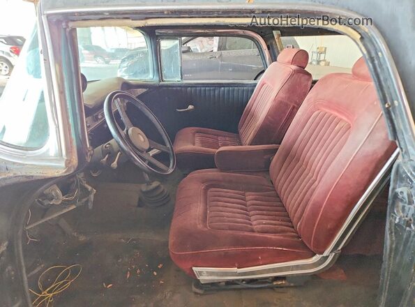 VC56F172683 1956 CHEVROLET NOMAD Black Vista interior delantera