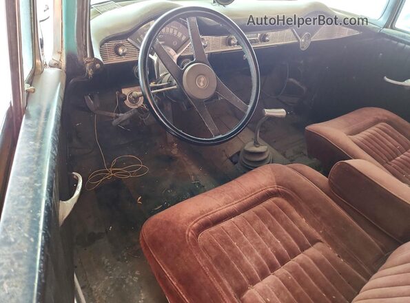 VC56F172683 1956 CHEVROLET NOMAD Black Vista del salpicadero