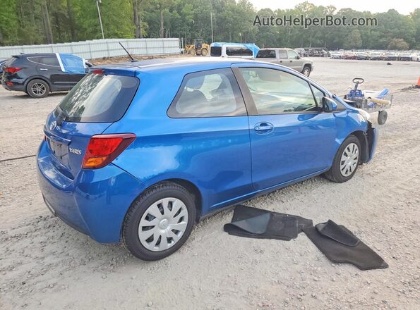 VNKJTUD32GA057142 2016 TOYOTA YARIS Blue Հետևի աջ