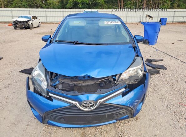 VNKJTUD32GA057142 2016 TOYOTA YARIS Blue Դիմացի տեսք
