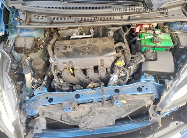 VNKJTUD32GA057142 2016 TOYOTA YARIS Blue Սալոնի հետևի տեսք