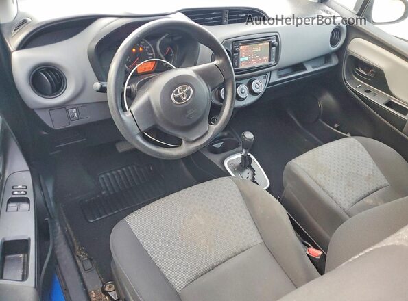 VNKJTUD32GA057142 2016 TOYOTA YARIS Blue Առջևի վահանակի տեսք