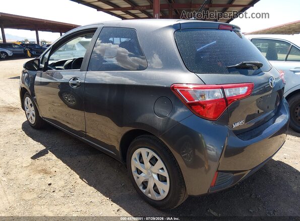 VNKJTUD37JA093934 2018 TOYOTA YARIS Gray Հետևի ձախ