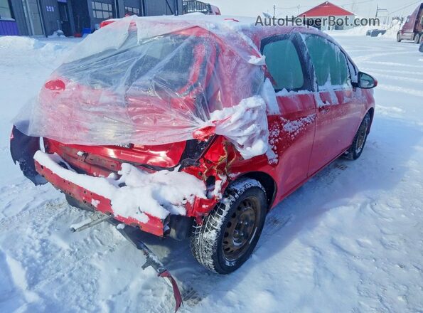VNKJTUD3XHA075051 2017 TOYOTA YARIS Красный Задняя правая четверть