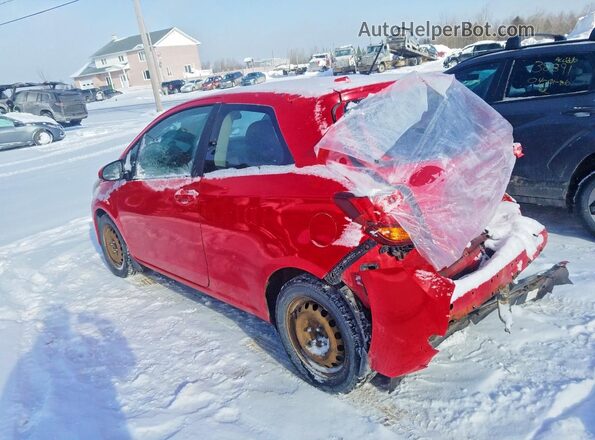 VNKJTUD3XHA075051 2017 TOYOTA YARIS Красный Задняя левая четверть